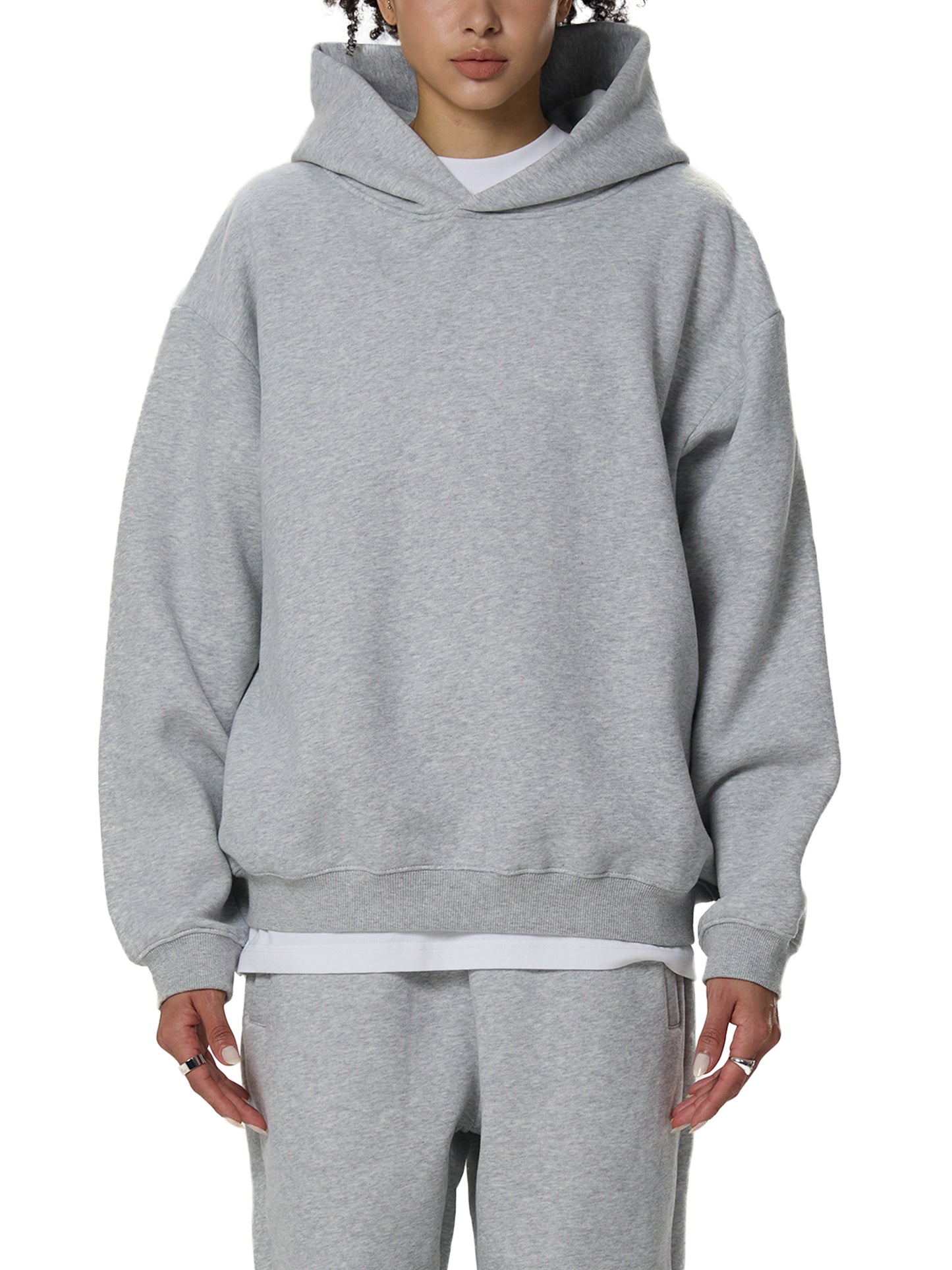 Rebirth Varsity -Fleeced Boxy Hoodie