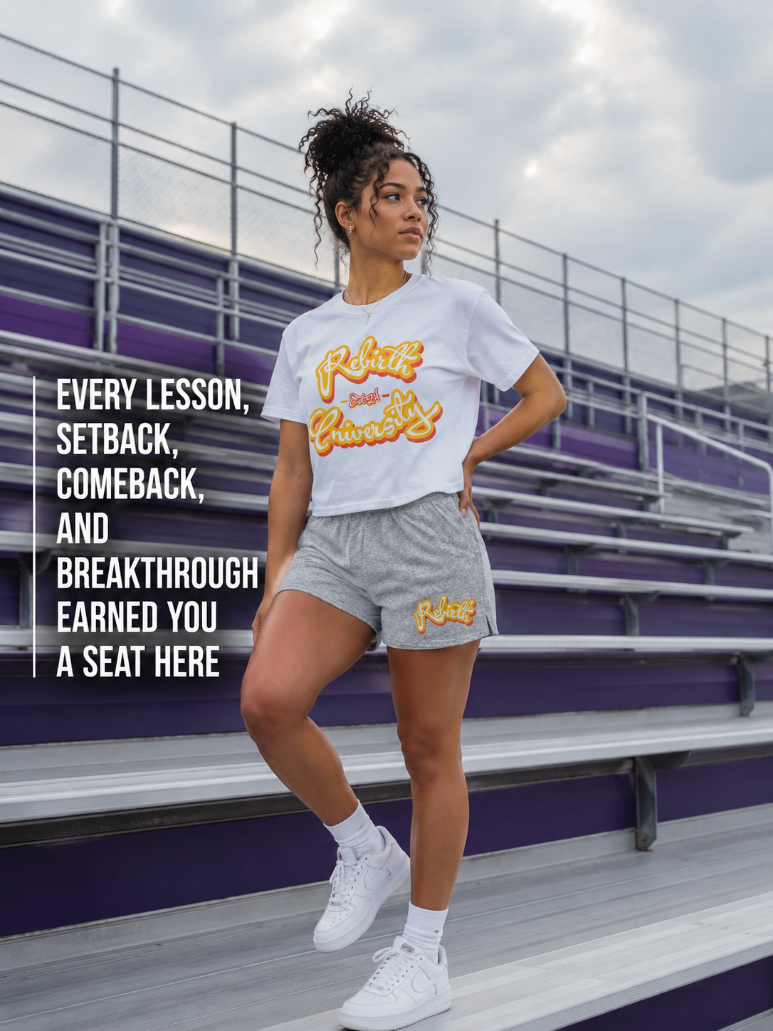 Rebirth University cotton short sets